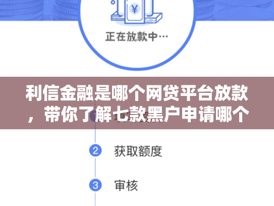 利信金融是哪个网贷平台放款，带你了解七款黑户申请哪个贷款好下款