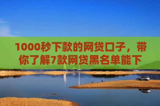 1000秒下款的网贷口子，带你了解7款网贷黑名单能下款的口子