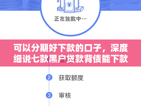 可以分期好下款的口子，深度细说七款黑户贷款背债能下款吗