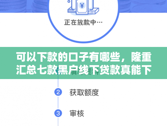 可以下款的口子有哪些，隆重汇总七款黑户线下贷款真能下款吗