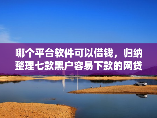 哪个平台软件可以借钱，归纳整理七款黑户容易下款的网贷app2025