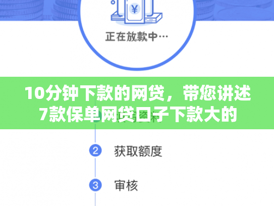 10分钟下款的网贷，带您讲述7款保单网贷口子下款大的