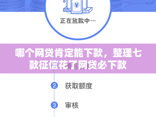 哪个网贷肯定能下款，整理七款征信花了网贷必下款