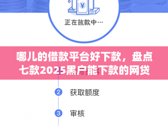 哪儿的借款平台好下款，盘点七款2025黑户能下款的网贷app哪些好下款