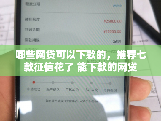 哪些网贷可以下款的，推荐七款征信花了 能下款的网贷