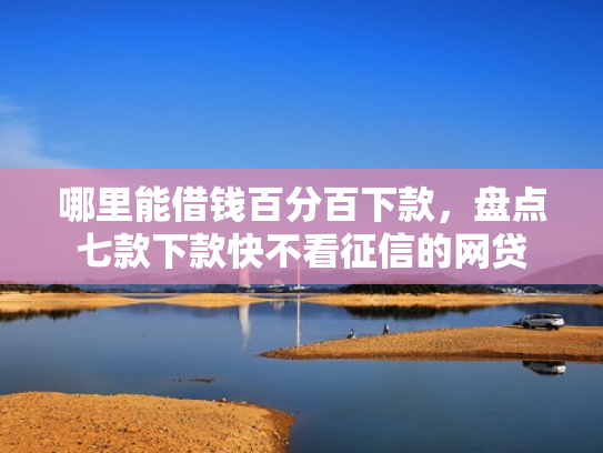 哪里能借钱百分百下款，盘点七款下款快不看征信的网贷