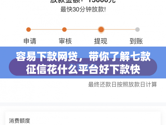 容易下款网贷，带你了解七款征信花什么平台好下款快