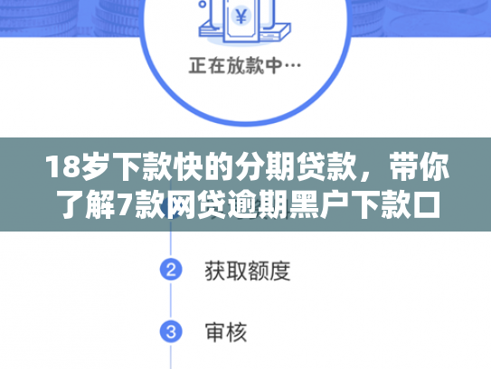 18岁下款快的分期贷款，带你了解7款网贷逾期黑户下款口子