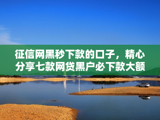 征信网黑秒下款的口子，精心分享七款网贷黑户必下款大额口子