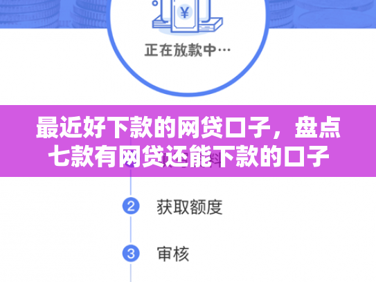 最近好下款的网贷口子，盘点七款有网贷还能下款的口子