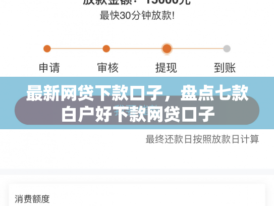 最新网贷下款口子，盘点七款白户好下款网贷口子