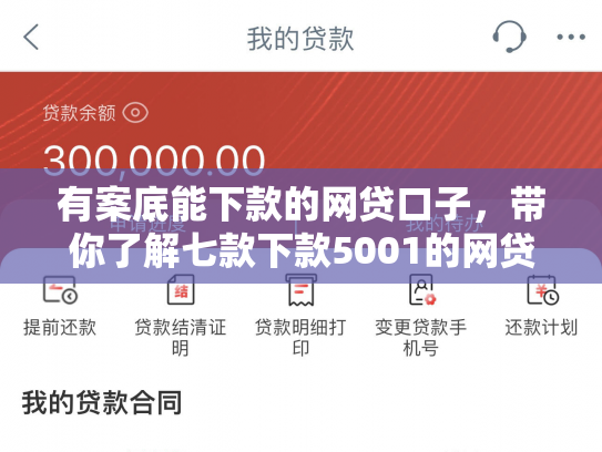 有案底能下款的网贷口子，带你了解七款下款5001的网贷口子