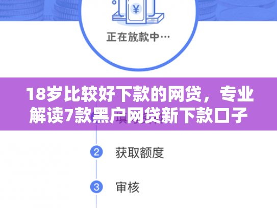 18岁比较好下款的网贷，专业解读7款黑户网贷新下款口子