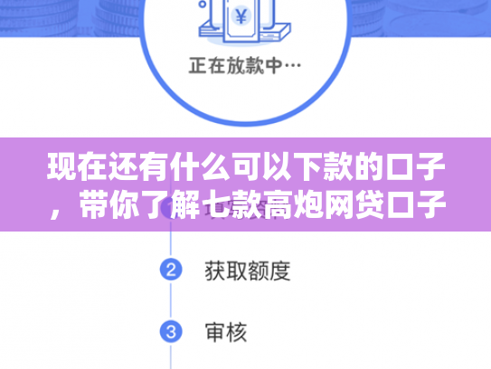 现在还有什么可以下款的口子，带你了解七款高炮网贷口子下款