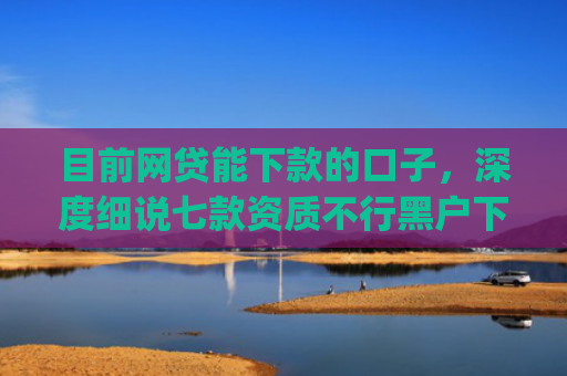 目前网贷能下款的口子，深度细说七款资质不行黑户下款app