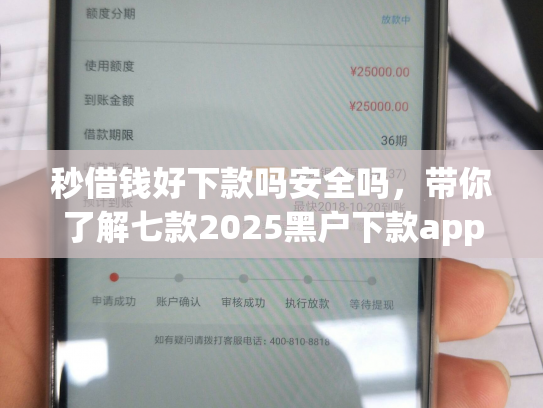 秒借钱好下款吗安全吗，带你了解七款2025黑户下款app