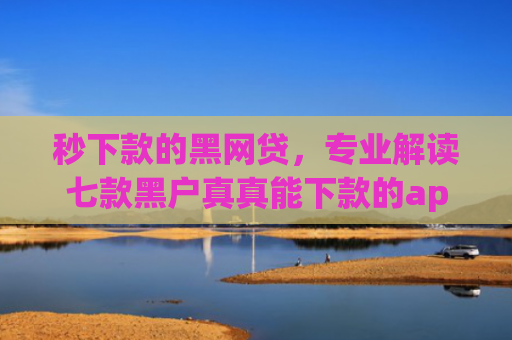 秒下款的黑网贷，专业解读七款黑户真真能下款的app