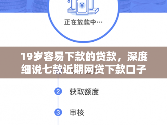 19岁容易下款的贷款，深度细说七款近期网贷下款口子