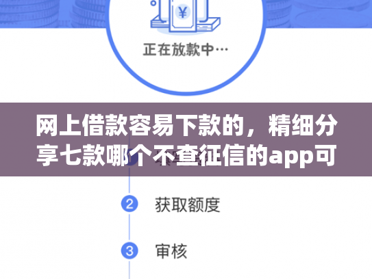 网上借款容易下款的，精细分享七款哪个不查征信的app可以下款五千元