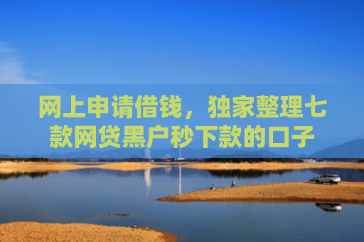 网上申请借钱，独家整理七款网贷黑户秒下款的口子