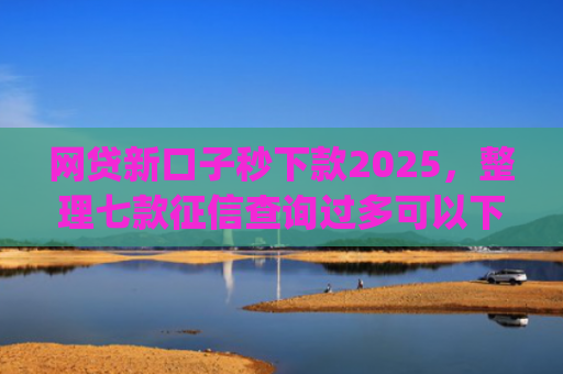 网贷新口子秒下款2025，整理七款征信查询过多可以下款的app