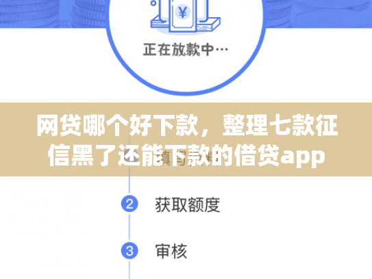 网贷哪个好下款，整理七款征信黑了还能下款的借贷app