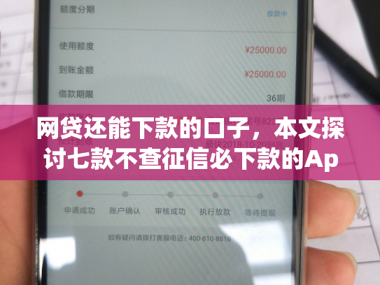 网贷还能下款的口子，本文探讨七款不查征信必下款的App