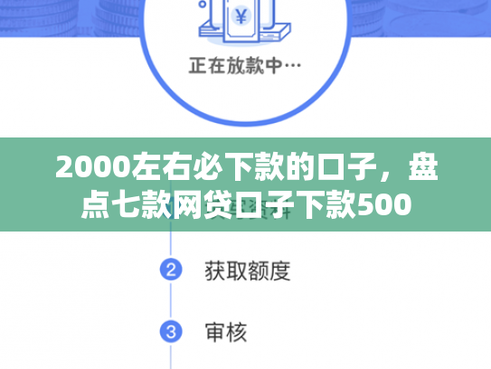 2000左右必下款的口子，盘点七款网贷口子下款500
