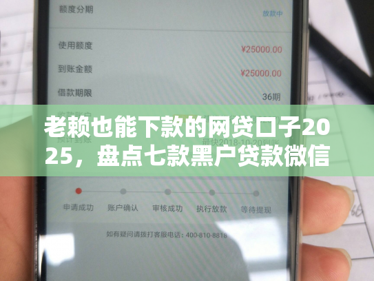 老赖也能下款的网贷口子2025，盘点七款黑户贷款微信下款安全吗