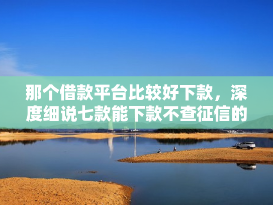 那个借款平台比较好下款，深度细说七款能下款不查征信的网贷