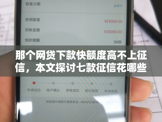 那个网贷下款快额度高不上征信，本文探讨七款征信花哪些网贷会下款的
