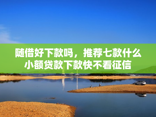 随借好下款吗，推荐七款什么小额贷款下款快不看征信