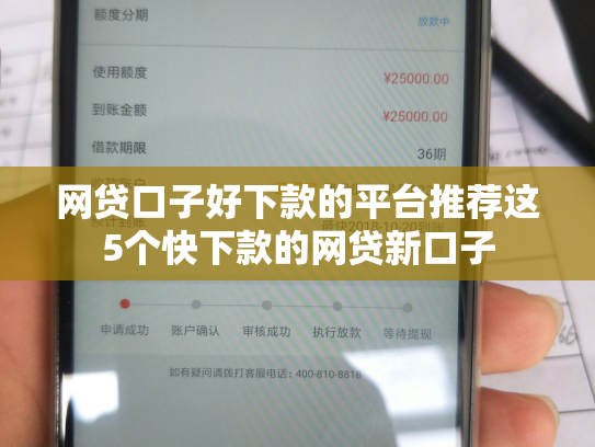 网贷口子好下款的平台推荐这5个快下款的网贷新口子