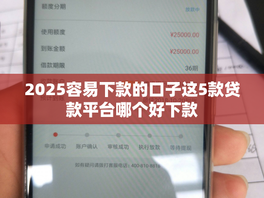 2025容易下款的口子这5款贷款平台哪个好下款